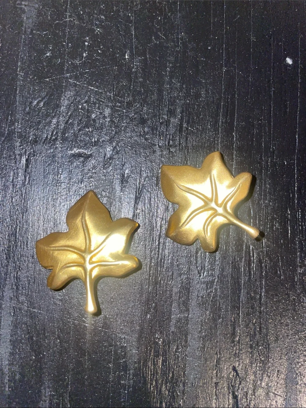 Givenchy Gold Leaf Clip on earrings